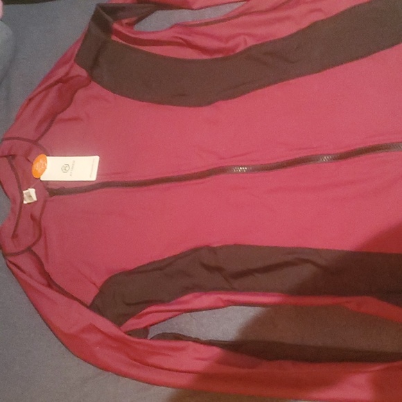 NWT Attarco Zipup Rash Guard UPF50 Swom Top 2XL - Picture 3 of 4